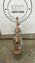 Load image into Gallery viewer, Tandem Tri 1/2” Mason Jar Thumper for Wide Mouth Half Gallon Mason Jar W/ Bypass