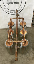 Load image into Gallery viewer, 6-1/2” Mason Jar Thumper for half gallon mason jars W/ Bypass 3 gallon thumper