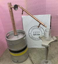 Load image into Gallery viewer, 2” Column Still & 1/2” Condenser Arm-This Comes Soldered +1 Quart Thumper W/U