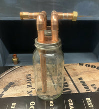 Load image into Gallery viewer, Double 3/4” Mason Jar Thumper for Wide Mouth Half Gallon Mason Jars