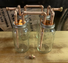 Load image into Gallery viewer, 1/2” Quad Mason Jar Thumper For Wide Mouth 1/2 Gallon Mason Jars