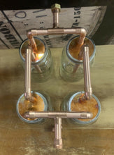 Load image into Gallery viewer, 1/2” Quad Mason Jar Thumper For Wide Mouth 1/2 Gallon Mason Jars