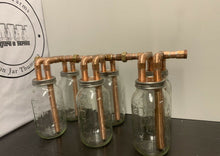 Load image into Gallery viewer, 3-3/4” Double Wide Mouth Mason Jar Thumpers, For 1/2 Gallon Jars, AKA The Rib Cage