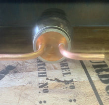 Load image into Gallery viewer, 1/2” OD Mason Jar Thumper for Wide Mouth Quart Mason Jar With Bent 90’s