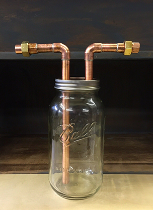 Insulated Coozy Gasket Wide Mouth Mason Jar Moonshine Thumper 32OZ Copper Disk 