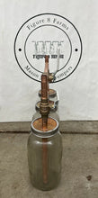 Load image into Gallery viewer, Tandem Tri 1/2” Mason Jar Thumper for Wide Mouth Half Gallon Mason Jar W/ Bypass

