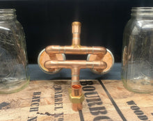 Load image into Gallery viewer, Double 3/4” Mason Jar Thumper for Wide Mouth Half Gallon Mason Jars
