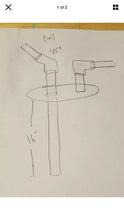Load image into Gallery viewer, 2 1/2” Sanke Plate W/ 5/8 OD Dip Tube For 1/4 Keg Thumper, Moonshine
