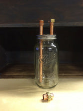 Load image into Gallery viewer, 1/2” Mason Jar Thumper for Wide Mouth Half Gallon Mason Jar With Unions
