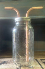 Load image into Gallery viewer, 1/2” OD Mason Jar Thumper for Wide Mouth Quart Mason Jar With Bent 90’s
