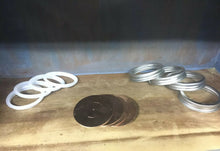 Load image into Gallery viewer, Copper Wide Mouth Mason Jar Thumper Lid, Ring And Seal DIY
