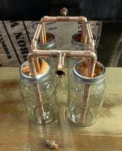 Load image into Gallery viewer, 1/2” Quad Mason Jar Thumper For Wide Mouth 1/2 Gallon Mason Jars
