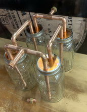 Load image into Gallery viewer, 1/2” Quad Mason Jar Thumper For Wide Mouth 1/2 Gallon Mason Jars
