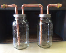 Load image into Gallery viewer, Tandem 1/2” Mason Jar Thumper for Wide Mouth Half Gallon Mason Jars
