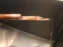 Load image into Gallery viewer, 1/2 Copper Condenser Trough. Copper Raccoon Pecker
