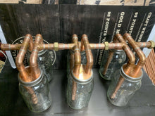 Load image into Gallery viewer, 3-3/4” Double Wide Mouth Mason Jar Thumpers, For 1/2 Gallon Jars, AKA The Rib Cage
