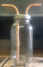Load image into Gallery viewer, 1/2” OD Mason Jar Thumper for Wide Mouth Quart Mason Jar With Bent 90’s
