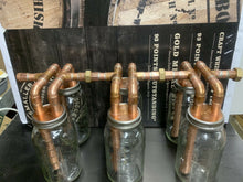 Load image into Gallery viewer, 3-3/4” Double Wide Mouth Mason Jar Thumpers, For 1/2 Gallon Jars, AKA The Rib Cage
